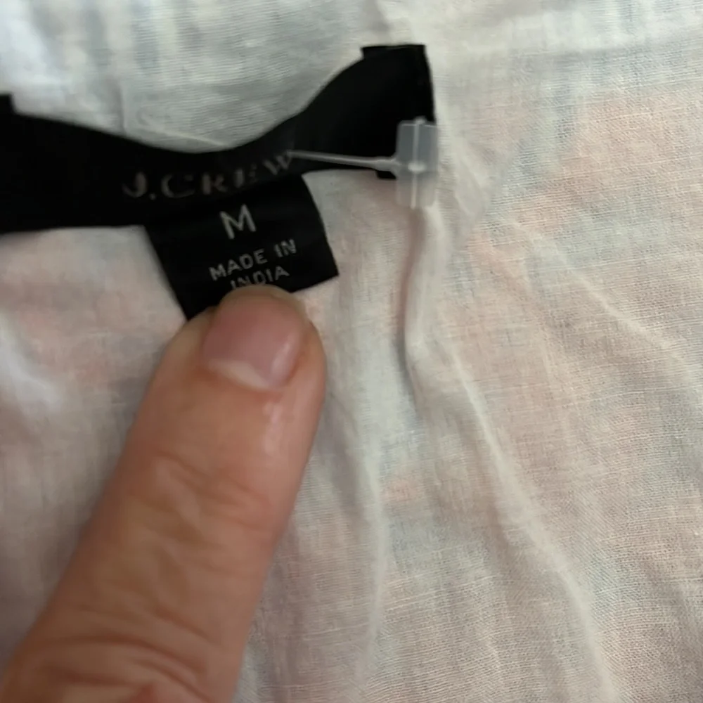J Crew Embroidered Striped Dress size medium